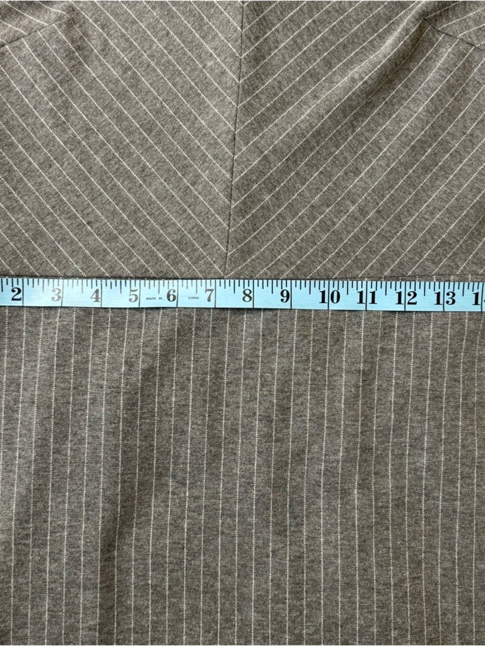 Banana Republic Grey Pinstripe Sheath Dress – Size 6 - Picture 8 of 11